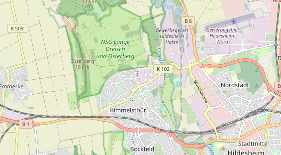 Restaurant auf Karte