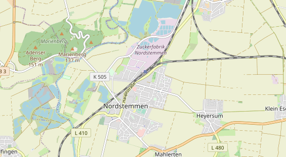 Restaurant auf Karte