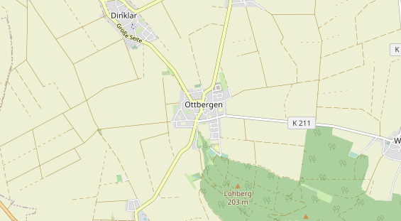 Restaurant auf Karte