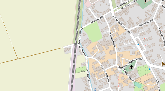 Restaurant auf Karte