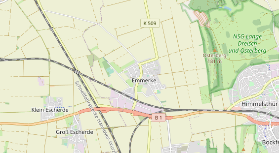 Restaurant auf Karte