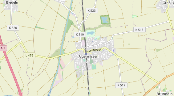 Restaurant auf Karte