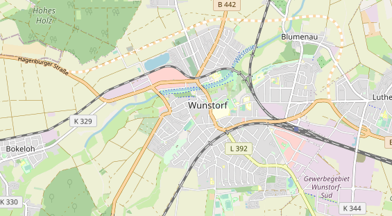Restaurant auf Karte