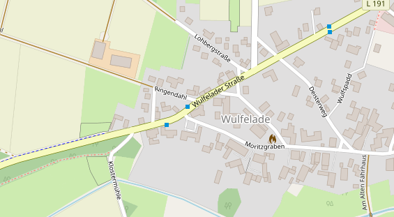 Restaurant auf Karte