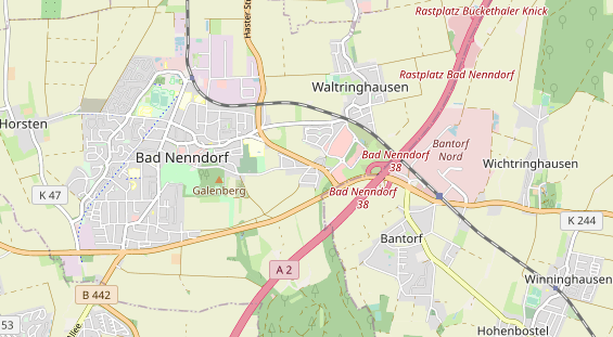 Restaurant auf Karte