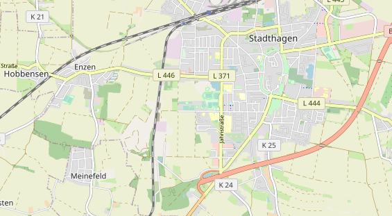 Restaurant auf Karte