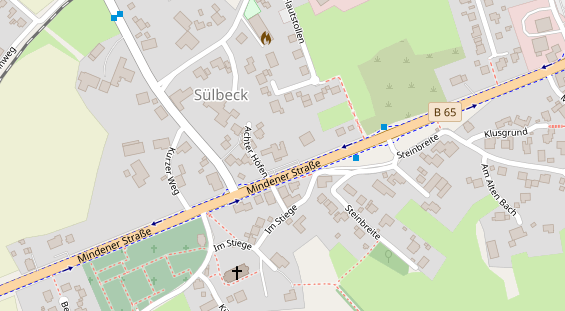 Restaurant auf Karte