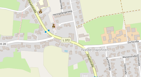 Restaurant auf Karte