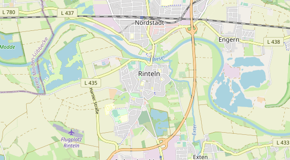 Restaurant auf Karte