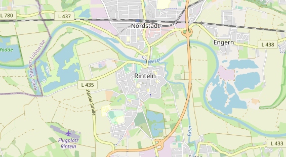 Restaurant auf Karte