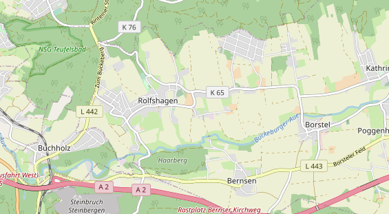 Restaurant auf Karte