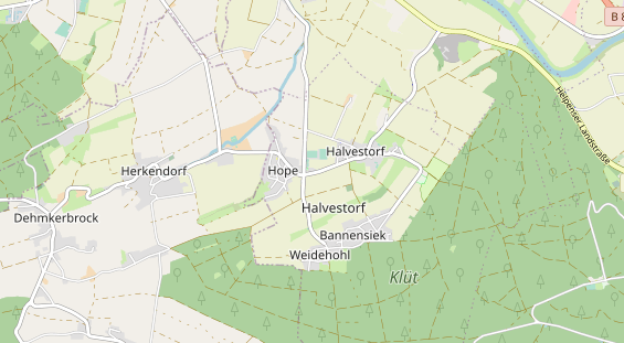 Restaurant auf Karte