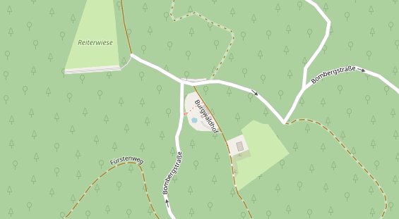 Restaurant auf Karte