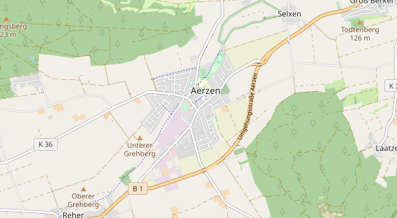 Restaurant auf Karte