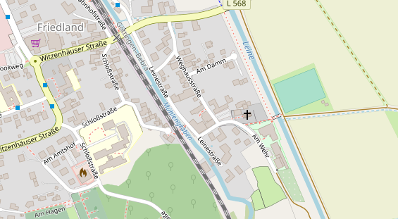 Restaurant auf Karte