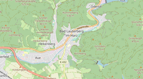 Restaurant auf Karte