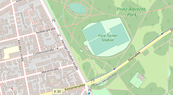 Restaurant auf Karte