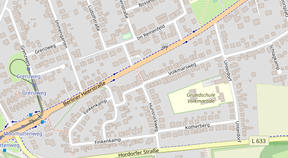 Restaurant auf Karte