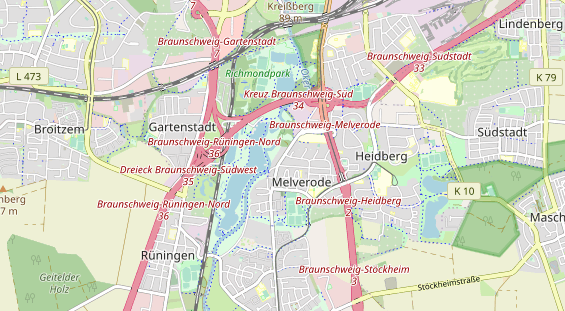 Restaurant auf Karte