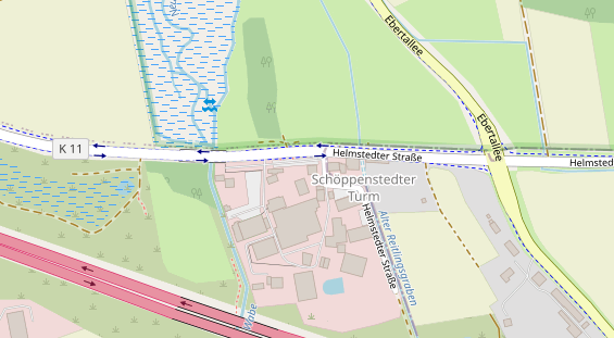 Restaurant auf Karte