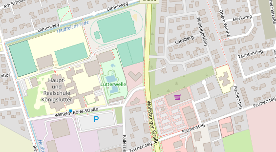 Restaurant auf Karte