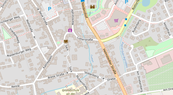 Restaurant auf Karte