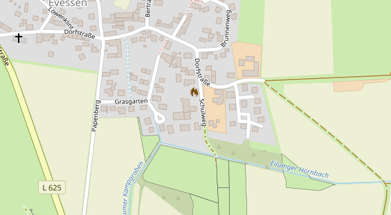 Restaurant auf Karte