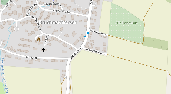 Restaurant auf Karte