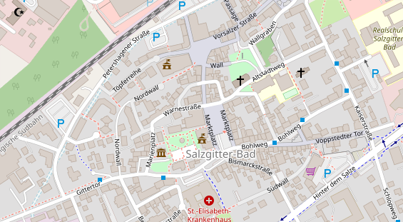 Restaurant auf Karte