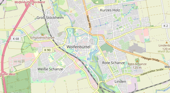 Restaurant auf Karte