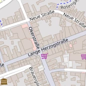 Restaurant auf Karte