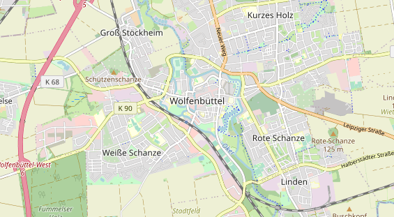 Restaurant auf Karte