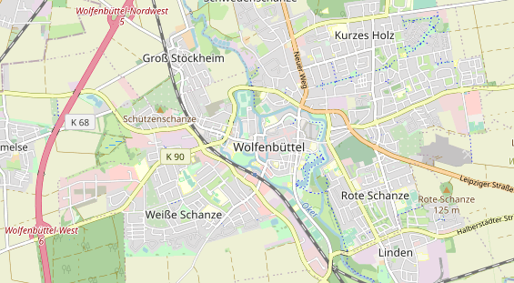 Restaurant auf Karte