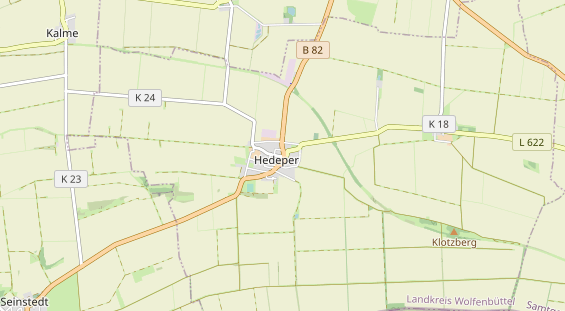 Restaurant auf Karte