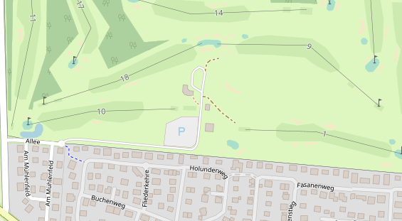 Restaurant auf Karte