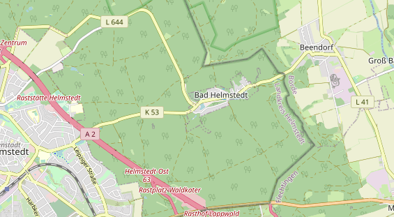 Restaurant auf Karte