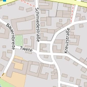 Restaurant auf Karte