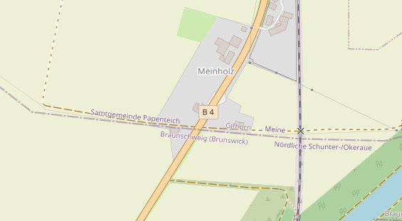 Restaurant auf Karte