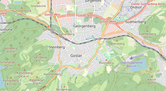 Restaurant auf Karte