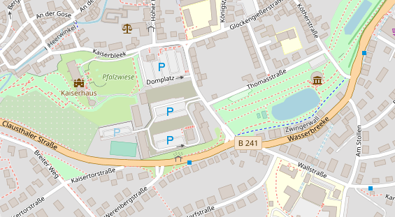 Restaurant auf Karte