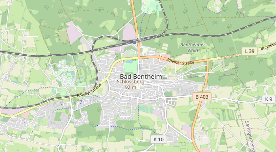 Restaurant auf Karte