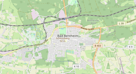 Restaurant auf Karte