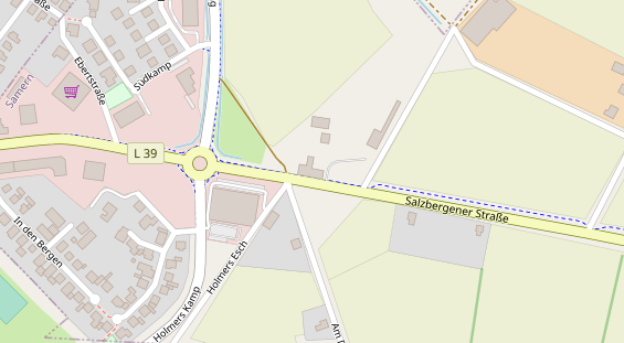 Restaurant auf Karte