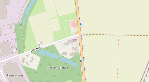 Restaurant auf Karte