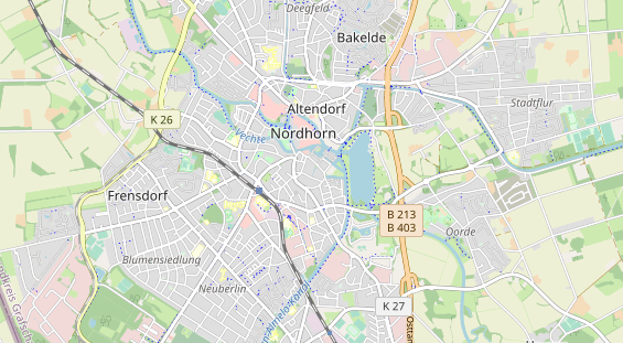 Restaurant auf Karte