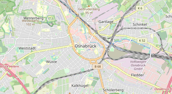 Restaurant auf Karte