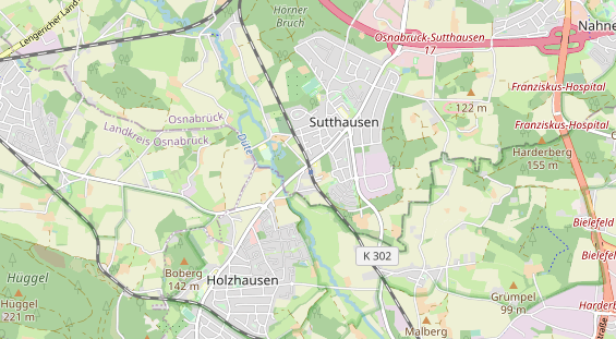 Restaurant auf Karte