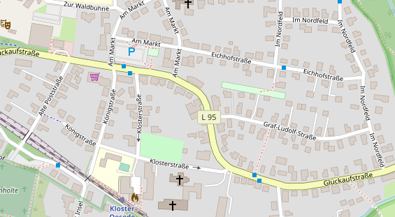 Restaurant auf Karte