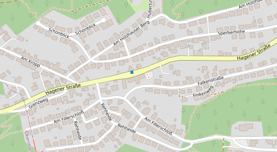 Restaurant auf Karte