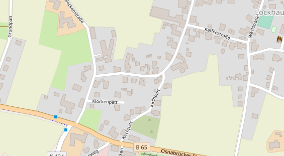 Restaurant auf Karte